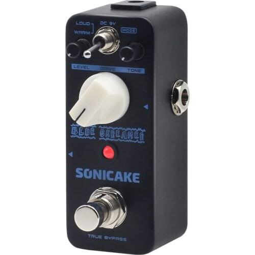 SONICAKE Blue Skreamer Vintage Dumble Blues Analog Overdrive Guitar Effects Pedal QSS-02