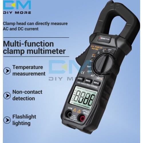 ST209 Digital Multimeter Clamp Meter AC/DC Current Clamp Tester Meters Voltmeter Auto Range 6000 Counts True RMS Amp Meter