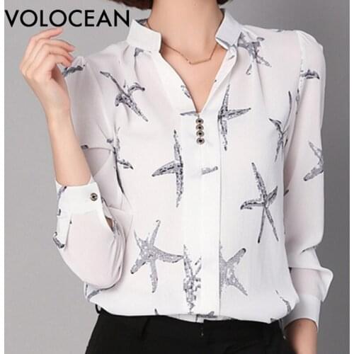 Женские рубашки с длинным рукавом VOLOCEAN China At AliExpress