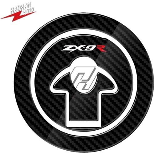 For Kawasaki Ninja ZX-9R ZX 9R (ZX900) 1994-1999 3D Carbon-look Motorcycle Fuel Gas Cap Protector Decals