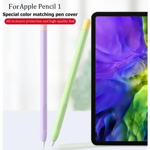 For Apple Pencil 1 Protective Case Pen Point Stylus Penpoint Cover Soft Silicone Protector Case For Apple Pencil 1 2 Case cover