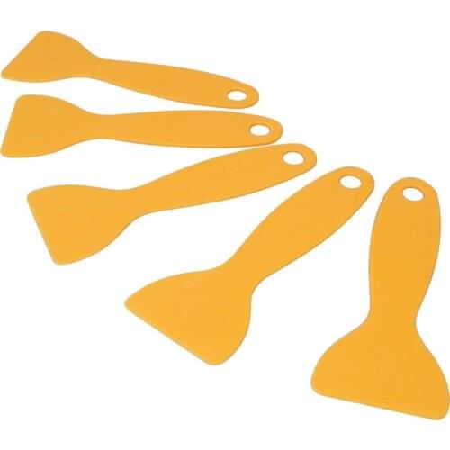 1pc/5pcs Car Scraper Vehicle Film Sticking Tool Auto Window Clean Sticker Multi Purpose Glue Removing Scraper Car Accessories