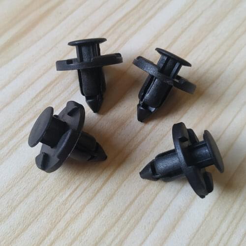 20Pcs 8mm hole Auto Bumper Mudguard Special Nylon Rivet Fastener Grills Side Skirts Car Trim Clips For Nissan Livina