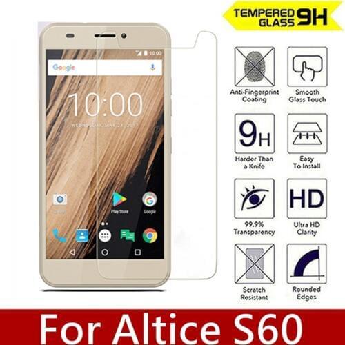 2PCS/Lot For Altice S60 Tempered Glass High Quality Explosion-proof Screen Protector film For Altice S60 Screen Protective