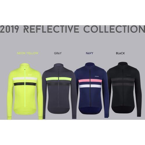 2020 New arrive SPEXCEL Winter Reflective Thermal fleece Cycling Jersey long sleeve Cycling clothing road mtb bicycle shirt