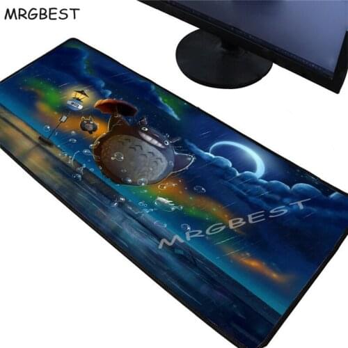 MRGBEST Large Lockedge Gaming Mouse Pad 900x400/800x300mm Anime XL Suitable for Home Office Mat CS GO My Neighbor Totoro LOL Xxl