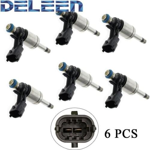 Deleen 6x High impedance Fuel Injector FJ994 / 12638530 GDI For Audi Car Accessories
