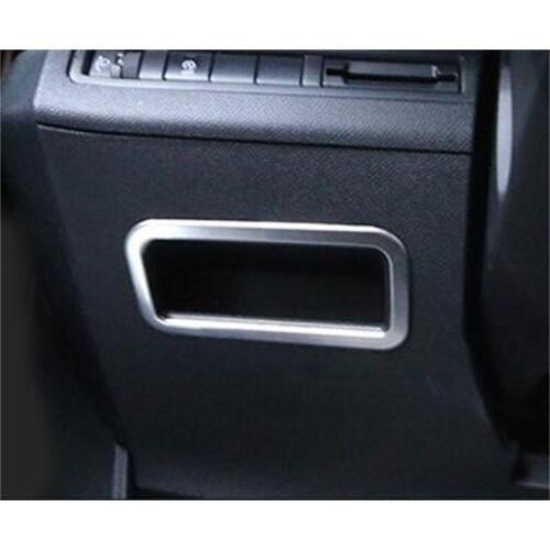 For Peugeot 3008 GT 5008 2016 2017 2018 LHD Stainless Steel Car Front Storage Box Door Bowl Handle Cover Trim Car Accessories