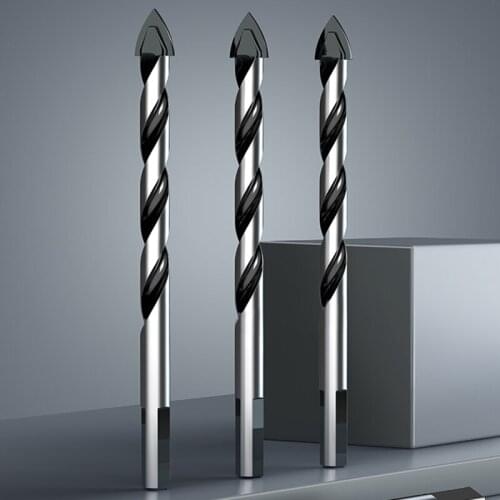 5mm - 12mm Import Alloy Carbide Triangle Drill Bits Set Power Tools Drill Accessories for Ceramic Tile Drill Hole Glass Concrete