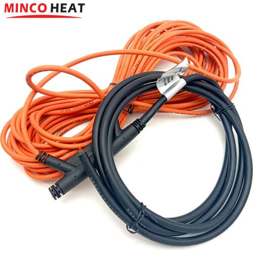 Self Regulating Heating Cable Water-proof Connection Assembled Carbon Fiber Infrared Heating Wire Electric Floor Hotline 24K