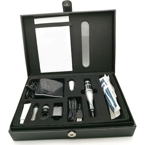 Permanent Makeup Machine Eyebrow Lip Tattoo Machine with Tattoo Pen Gun and Needles Power Supply Kit Tattoo Eyebrow Pen Tattoo