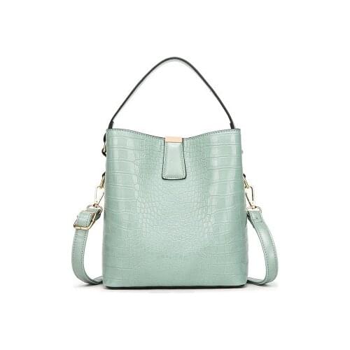 Handbags Ins Fashion Women Bucket Bag Classic Designer Crocodile Pattern Multiple Colour Good Quality Lady Handbags