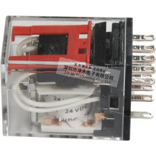 MY4-GS 24VDC small intermediate relay 14 pin 6months warranty