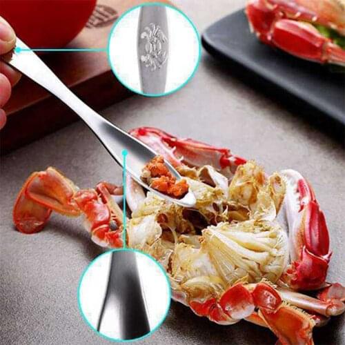 NHBR 7 Pcs Seafood Tools Set Includes 2 Crab Crackers 2 Lobster Shells 2 Crab Forks Pickles and 1 Seafood Scissors