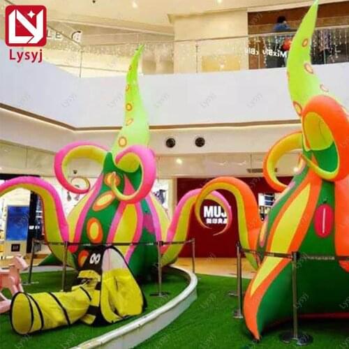Inflatable Flower Monster Octopus Plant Decoration for Display Event Show Party