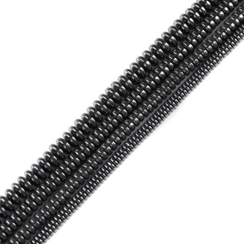 Natural Stone Bright Hematite Beads Round Polygonal Loose Beads DIY High quality Necklace Bracelet Jewelry Making Accessories