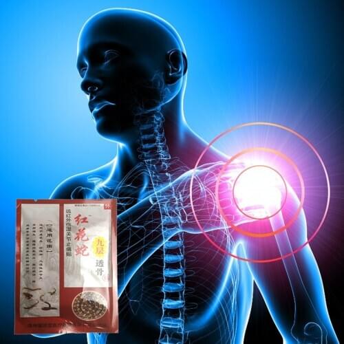 Carthamus tinctorius Snake Analgesic Plaster Meridians Rheumatoid Arthritis/Cervical/Lumbar spine Pain Relieving Patch shoulder