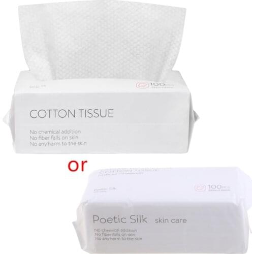 50/100pcs Disposable Face Towel Travel Cotton Makeup Wipes Facial Cleansing