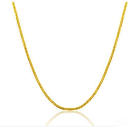 Popular Gold /Rhodium Color Snake Chain Necklace Jewelry For Hot Sale