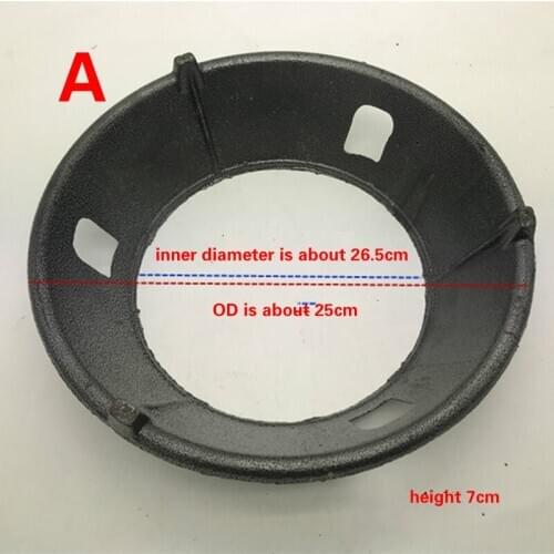 Portable windproof gas stove windshield camping stand stove energy saving ring for home outdoor cooking stove stainless steel