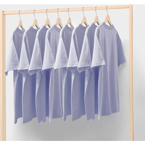 Multi-color Short-sleeved T-shirt Womens Fresh Pure Cotton Chort-sleeved Loose Half-sleeved Tops can be matched with couples