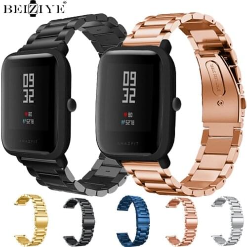 Stainless Steel Band For Xiaomi Huami Amazfit GTS Metal Adjust Tool Replace Watchband Bracelet For Amazfit Bip/GTS Wrist strap
