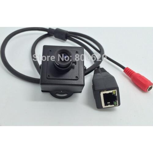 Super Mini HD Box P2P Network Camera with Dual Stream Cloud Server & Fish-eyes lenz ONVIF standard & IP65 & Free Drop Shipping