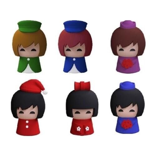 Usb Flash Drive Cute Fun amusing dolls PenDrive U Disk 64GB 32GB 16GB 8GB 4G U Disk Pen Drive Classic Memoria Usb 2.0 Flash Disk