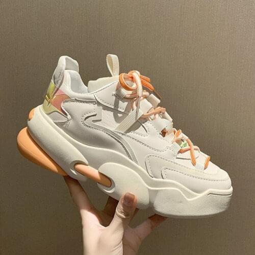 2021 Womens Vulcanized Shoes Fashion Casual Shoes Lightweight Breathable Female Sports Shoes Tennis Female Platform Sneakers