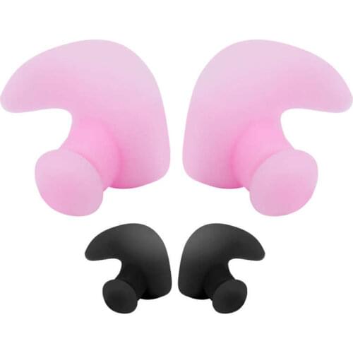 1 Pair Swimming Ear Plugs Soft Silica Gel Waterproof Dust-Proof Swim Earplugs Water Sports Ear Protection Plugs