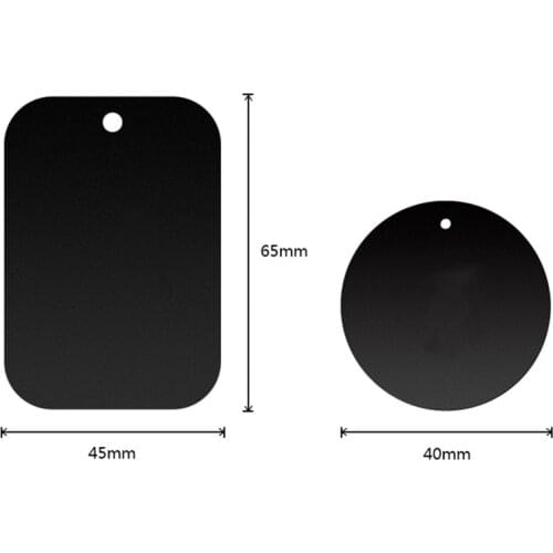 1Pcs Universal Car Phone Holder Metal Plate for Magnetic Adsorption Desk Wall Phone Holder Iron Sheets for Air Vent Car Holder