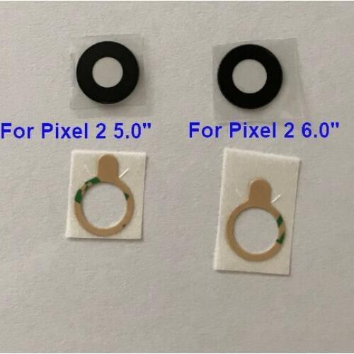 100Pcs/lot New Back Main Rear Camera Lens Glass Cover with Adhesive Sticker For HTC Google Pixel 2 XL 5.0" 6.0" Housing Lens