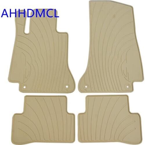 Car Rubber Floor Mats Anti Slip Mat Carpets Feet Pad For C Class W205 2014 2015 2016 2017 Left Hand Drive