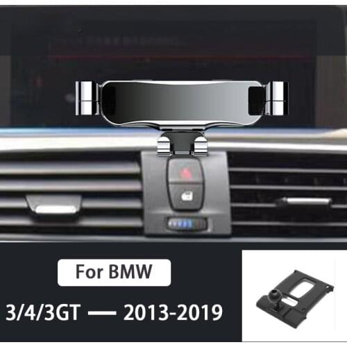 Car Mobile Phone Holder Mounts Stand GPS Gravity Bracket For BMW 3 4 Series 3GT F30 F31 F34 F35 F36 F82 2013-2019 Accessories