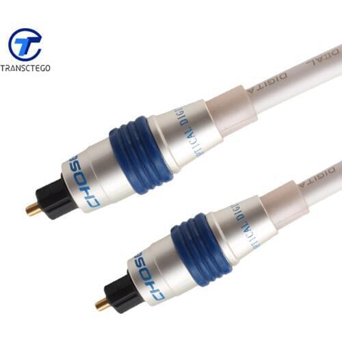 Digital Fibre Optical Optic Toslink Hi-Fi Audio Cable Square Jacks for SPDIF DVD Home Theatre