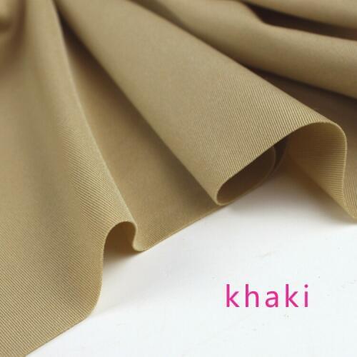 Khaki Stretch Spandex Fabric Knitted Fabric Jersey Fabric Skirt Elastic Fabric Bikini Swimwear 60" wide Sold BTY