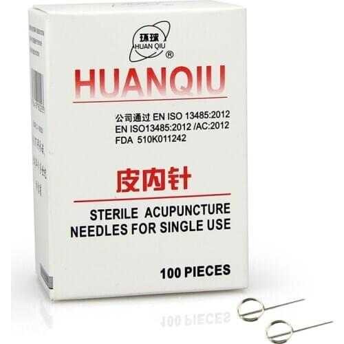 New intradermal imbedding Needles for single ear press needle Chinese medicine acupuncture TCM Face beauty 0.22*5mm