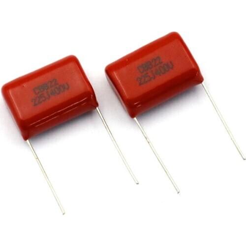 10PCS 400V225J 2.2UF Pitch 20M 225J400V 225 400V 2200PF CBB Polypropylene film capacitor