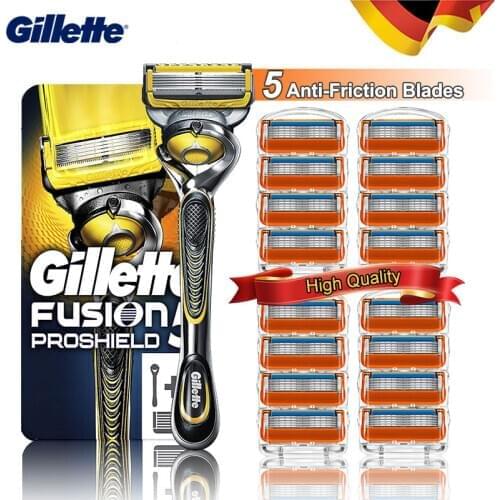 Mens Shaver Razor Blades Gilllette Fusion 5 Proglide Machine for Shaving Straight Razor Cassettes and Replacement Shaving Head
