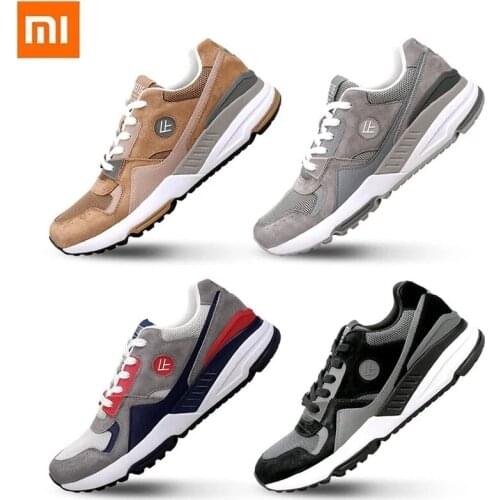 Youpin REETIE 90 Men Sport Retro Casual Shoes Breathable Mesh Wear-Resistant Shock Elasticity Shoes Rubber Outsole Sneakers