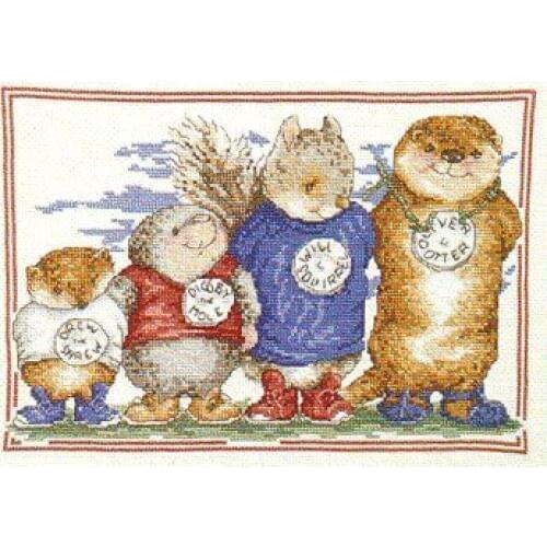 Precise Printing Kit Fishxx Cross Stitch A190 Cartoon Animal Home Hand Embroidery Embroidery Prize Ranking