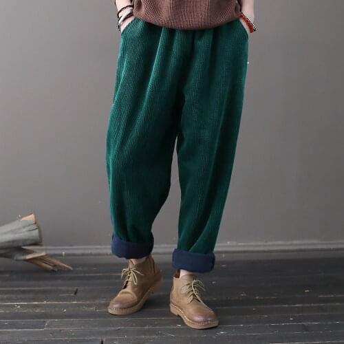 NINI WONDERLAND Women's Corduroy Trousers