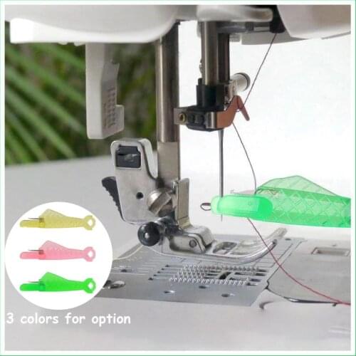 Fish Type Needle Threader Sewing Machine Quick Threader Sewing Accessories Needle Threader Needle Changer Stitch Insertion Tool