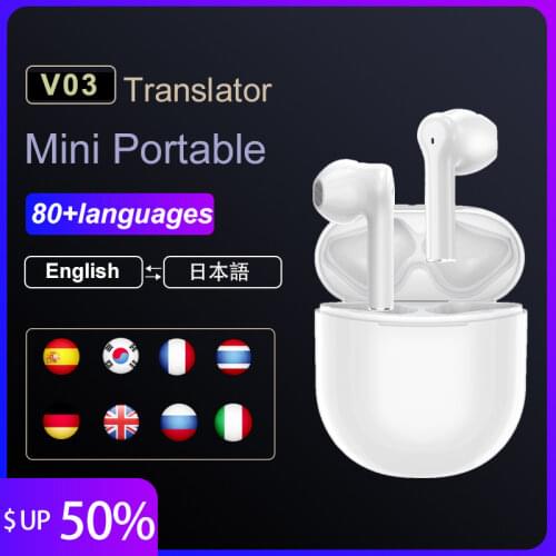 NEW HGDO M6 Translation Headphones 127 Languages instant Translated Smart Voice Translator Wireless Bluetooth Translator Earphon