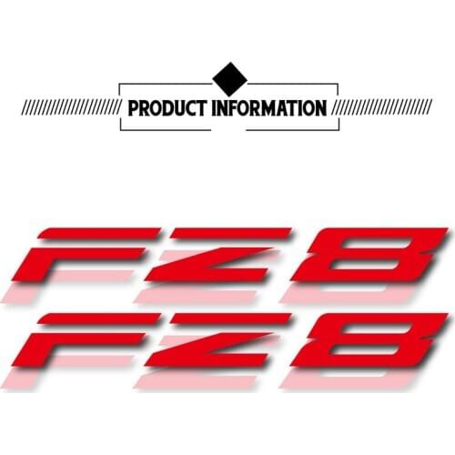 New motorcycle car stickers reflective waterproof LOGO decals helmet rim notebook luggage stickers for Ymaha fz8 fz 8 800 FZ8