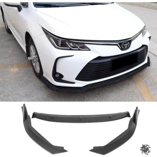Front Bumper Lip Fit for Compatible with 2019-2020 Toyota Corolla Front Lip Spoiler Air Chin Body Kit