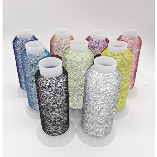 1500 meters Reflective embroidery thread Soft Reflective sticky thread Knitted reflective sewing computer embroidery thread