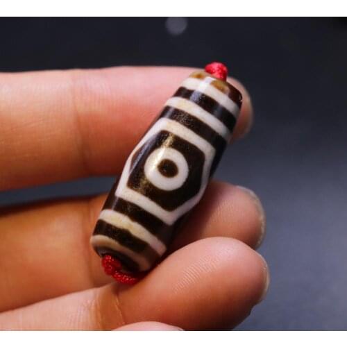 Magic Power Tibetan Old Agate 3 Eye Big Wisdom dZi Bead Totem Fit For Making Bracelet LKbrother Sauces Top Qulality Garrentee
