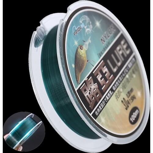 WALK FISH 100M Fluorocarbon Nylon Fishing Line Wear-Resistant Japan Super Strong Monofilament Fishing Line Nylon Fishing Tackle