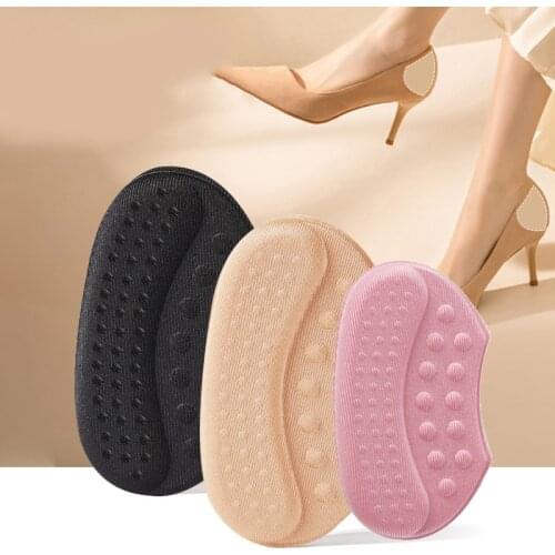1Pair Half Yard Pad For Women High Heel Sticker Protector Heel Pain Relief Cushion Anti Wear Adhesive Insole Shoes Accessories